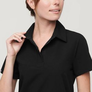 FIGS Black Igava Shortsleeve Scrub Top — SMALL, DISCONTINUED